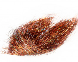 Click for detail Fine 3D Tinsel Hair, Copper Brown UVR / 86